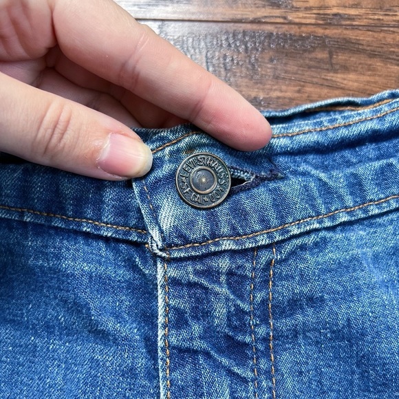 Levi’s • vintage 1970s Plowboy jeans high waist wide leg thrashed faded 70s - Picture 4 of 12